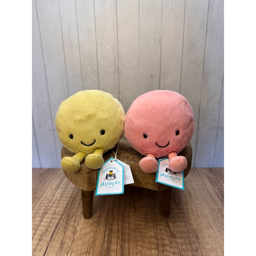 Jellycat Macaron Mia Macaron Max Macaron Set of 2 NEW! Jellycat Bundle Set